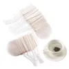 Outils de thé de café 100 pcs / lot sacs filtrants papier non blanchi naturel infuseur bois pp matériel pour sachets de feuilles en vrac soupe goutte de livraison otpke