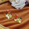 Backs Earrings Retro European And American Fashion Court Jewel Exaggeration Without Piercing Ear Clip