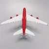 Diecast Model Araba Alaşım Metal Kırmızı Air Malezya Havayolları A380 Diecast Uçak Modeli Airbus 380 Airways Air Uçak Model Ölçekli Uçaklar 16cm Oyuncaklar 230906