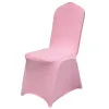 10Pcs White Wedding Chair Cover Universal Stretch Polyester Spandex Elastic Seat Covers Party Banquet Hotel Dinner Supplies All-match