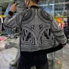 Vestes pour hommes Diamant Hommes et manteau Mode Industrie lourde Punk Slim Vintage Hommes Jaqueta Bomber