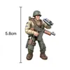 Aktionsspielfiguren Soldatenfiguren Puppenmodelle Militärthema Bausteinspielzeug Manuelle Montage Kinderspielzeugfiguren Geschenk 230906