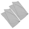 Curtain 2 Pcs Window Curtains Kitchen Windows Short Valance Half Polyester Gray Valances Bathroom