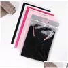 Packing Bags Wholesale 30X40Add5Cm 6 Colors Hand Held Garment Bag Zipper For Clothes Protable Self Sealing Packaging Drop Delivery O Otjwi