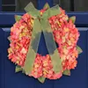 Other Event Party Supplies Durable DIY Fall Wreath Supplies with Hydrangea Leaves Farmhouse Rustic Wreath Decor for Autumn Halloween Thanksgiving Day decor 230905