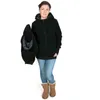 Женские толстовки VOLALO, эксклюзивная детская одежда-переноска, куртка с капюшоном, пальто, толстовка, одежда для мам, многофункциональная одежда-кенгуру