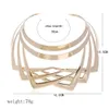 Pendant Necklaces Gothic Alloy Choker Necklaces Simple Statement Short African Necklace Chokers Collar Fashion Costume Jewelry for Women Gift 230906