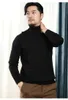 Maglioni da uomo Dolcevita Maglione da uomo 2023 Autunno Inverno Cashmere Misto cotone Pullover Collo alto Uomo Suéter Hombre Pull Homme Hiver