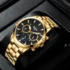 Horloges NIBOSI Merk Luxe Horloge voor Mannen Chronograaf Lichtgevende Quartz Waterdichte Sport Horloges Klok Horloge Relogio Masculino 230905
