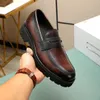 Mens Designer Dress Shoes Fashion Loafers Male Business Office Work Formal Flats Brand Designer Party Wedding Shoes Size 38-45