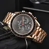 2023 العلامة التجارية الجديدة الأصلية رجال الأعمال Paneraiss Omegas يشاهد Classic Round Case Watch Watchwatch Clock - ساعة موصى بها لـ A999 عارضة