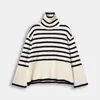 Toteme Women Striped Metist Top Top Top Top Sweater Sweater Sweater