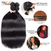 Lace Wigs Nadula Lurus Bundel Rambut Manusia Menenun 3 Bundel 4 Penawaran Peru Vendor Grosir 230905