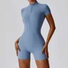 Комплект для йоги Lu Lu, женский костюм с рукавами на молнии, спортивная одежда с эффектом пуш-ап, спортивная одежда Fiess, короткое боди, спортивная одежда, комбинезоны лимонного цвета