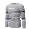 Pulls pour hommes automne décontracté col rond pull rayé pour hommes conçus adolescents surdimensionné tricot hommes pull 230906