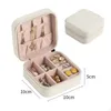 Jewelry Boxes Mini Travel Case Portable Jewellery Box Small Storage Organizer Display For Rings Earrings Necklaces Gifts Drop Delive Oto3G