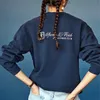 Hoodies للنساء Sweatshirts Mayy Metwing You Health Vintage Style Cotton Cotton Cotton Pullover for Women Vintage Style 80s Street Fashion Sweatshirt 230906