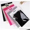 Packing Bags Wholesale 30X40Add5Cm 6 Colors Hand Held Garment Bag Zipper For Clothes Protable Self Sealing Packaging Drop Delivery O Otjwi