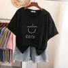 نساء زائد الحجم tshirt ebaihui t Shirt 100 Cotton L6xl Tshirt Shirt Sleeve Top Summer Summer Cute Printed Obrict O -Decer Eversive Recorts 230906