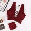 Soutien-gorge Ensembles Dentelle Sexy Soutien-gorge Ensemble Sans Couture Broderie Femmes Lingerie Femme Sous-Vêtements Panty252D