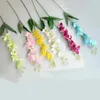 Dekorativa blommor Phalaenopsis Artificial Decoration Enkel europeisk stil Spun Silk Fake For Garden Eesthetic Room Decor