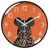 Wanduhren Baustein Bär Uhr Wohnzimmer Schlafzimmer Uhr Ruhiges Licht Luxus Moderne Einfache Kinder Cartoon Kreativ