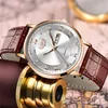 Zegarwatę markę Lige Women Watch Rose Gold Montre Femme Ultrathin Fashion Relojes para Mujersury Lady Watches RELOJ 230905