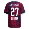 Kit adulte 23 24 Jerseys de football Nkunku Silva Haidara Olmo Szoboszlai Laimer Adams 2023 2024 Forsberg Poulsen Klostermann Accueil Fans Chemises de football