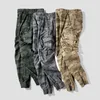 Mens Pants Pantalon Cargo homme décontracté Hiphop MultiPocket pantalon homme pantalon de survêtement Streetwear tactique piste Joggers kaki Camouflage pantalon hommes 230906