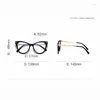 Sunglasses Frames Glasses Frame Women TR90 And Alloy Material Fine Texture Fashionable Simple Beautiful Practical Eyewear