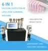 Cavitazione sottovuoto RF Corpo che dimagrisce macchina di bellezza Aumenta i muscoli 6 in 1 Lipo Laser 80k Face Lifting della pelle Strumento di esplosione del grasso