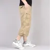 Мужские брюки-карго, мужские крутые камуфляжные летние хлопковые повседневные короткие брендовые костюмы, удобная камуфляжная одежда 230906