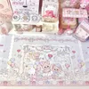 Table Cloth Kawaii Cute Cartoon Bear Desk Mat Pads Mouse Pad Computer Keyboard Writing Large Student Stationery