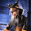 その他のイベントパーティーのサプライはハロウィーンの魔女ゴースト装飾ホラーペンダント光るプランク小道