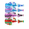 Spaceship Pot Silicone Smoking Hookah Water Stained Glass Bong Cross-Border Wholesale