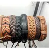 20 Stücke Viel Vintage Herren Echtes Leder Surfer Armband Manschette Armband Modeschmuck Geschenk Gemischten Stil Armband Bvh4H310B