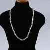 Choker Classic Pearl Necklace Natural Freshwater Baroque 925 Sterling Silver Clasp