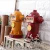 Obiekty dekoracyjne figurki Vilead 24 cm żywica ognia hydrantu świnka gaśnica do domu vintage miękka dekoracja urodziny 230905