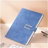 Notepads Wholesale Journal Notebook A5 B5 Pu Leather Er With Magnetic Closure College Red Notebooks For School Drop Delivery Office Ot9Vj