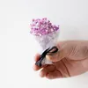 Dekorative Blumen Mini natürlicher getrockneter Blumenstrauß Gypsophila Reserve Blumen für Hochzeit Zuhause Geschenk an Freundin Ramo Flores Secas