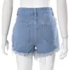 Vrouwen Jeans 2023 Zomer Est Helder Kwastje Strakke Zak Kogelloze Denim Shorts Multi Kleuren Pantalones Vaqueros Mujer Jean