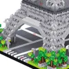 Blocos 3585pcs Arquitetura Mundial Modelo Paris Torre Cidade Micro Construção Diamante Blocos de Construção DIY Brinquedos para Crianças Presentes R230907