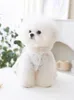 Vêtements pour chiens Robe pour animaux de compagnie Floral Coton Sling Vêtements Princesse Style Fournitures douces