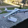 Modello di aereo 20 cm Lega Unione Sovietica Air ANTONOV 225 Airlines Ucraina An-225 Mriya CARICO PIÙ GRANDE DEL MONDO Modello di aereo Aereo Diecast Aircraft 230906