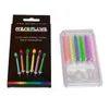 Bougies multicolores flamme colorée fête de mariage fournitures de décoration de gâteau d'anniversaire pour enfants enfants 6 ou 12 pièces 230907