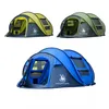 HLY outdoor 3-4persons automatic speed open throwing pop up windproof waterproof beach camping tent large space T1910012309