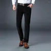 Jeans da uomo ICPANS Autunno Inverno Uomo Dritto Slim Caldo Denim di Velluto A Coste Pantaloni Pantaloni Maschili Casual Business Tute e Salopette 2024