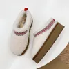 Сапоги Tasman из овечьей шерсти с горчичными семенами Тапочки Tazz Классические ультра мини-зимние ботинки на платформе Слипоны из овчины Зимний дизайнер
