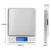 مقياس المطبخ الإلكتروني 500G × 0.01G 1000G × 0.1G مقياس الجيب الرقمي 3 كجم-0.1G LCD مقاييس المجوهرات المحمولة مقياس المطبخ الإلكتروني