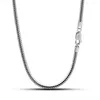 Chaînes Classique Mode Bijoux Argent Colliers Hommes et Femmes 925 Qualité Matériel Pour Pendentif Chaîne Charme Cadeau De Fête